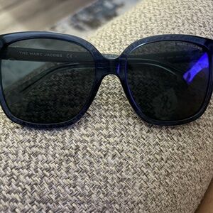 Marc Jacobs Dark Blue Transparent Frame Sunglasses